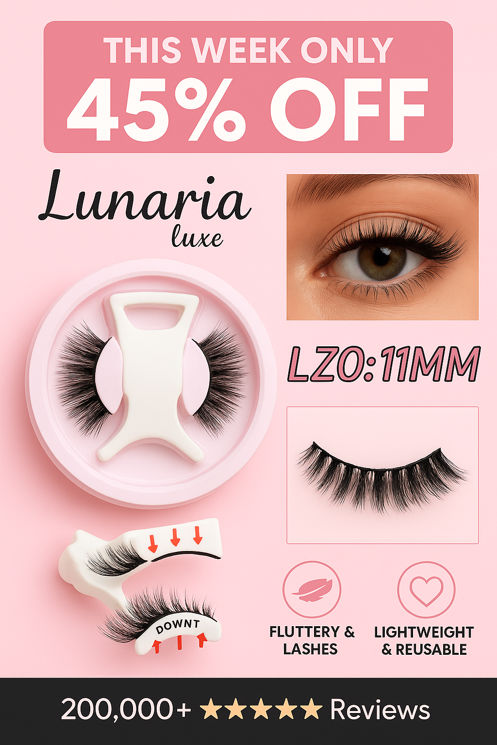 Effortless Glam Magnetic Eyelashes™